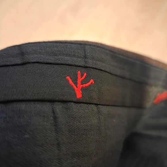 Isaia Napoli Wool Pants Mens 54 (38x33) Brown Pin Striped Pleated Trousers - Picture 4 of 14